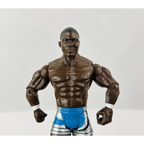 WWE Shelton Benjamin 2003 Jakks Pacific Wrestling Action Figure WWF Wrestling - Picture 6 of 7